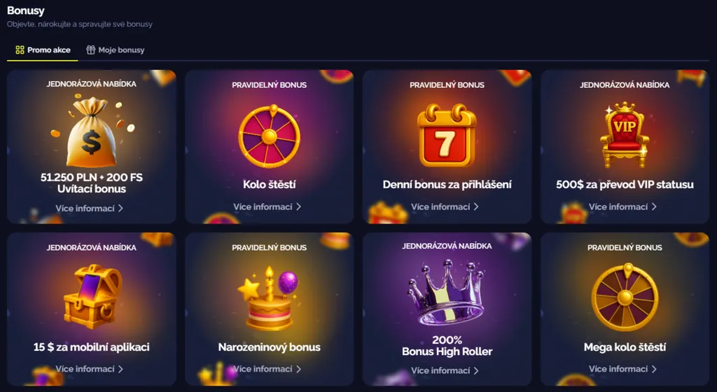 Goldbet Casino bonusy